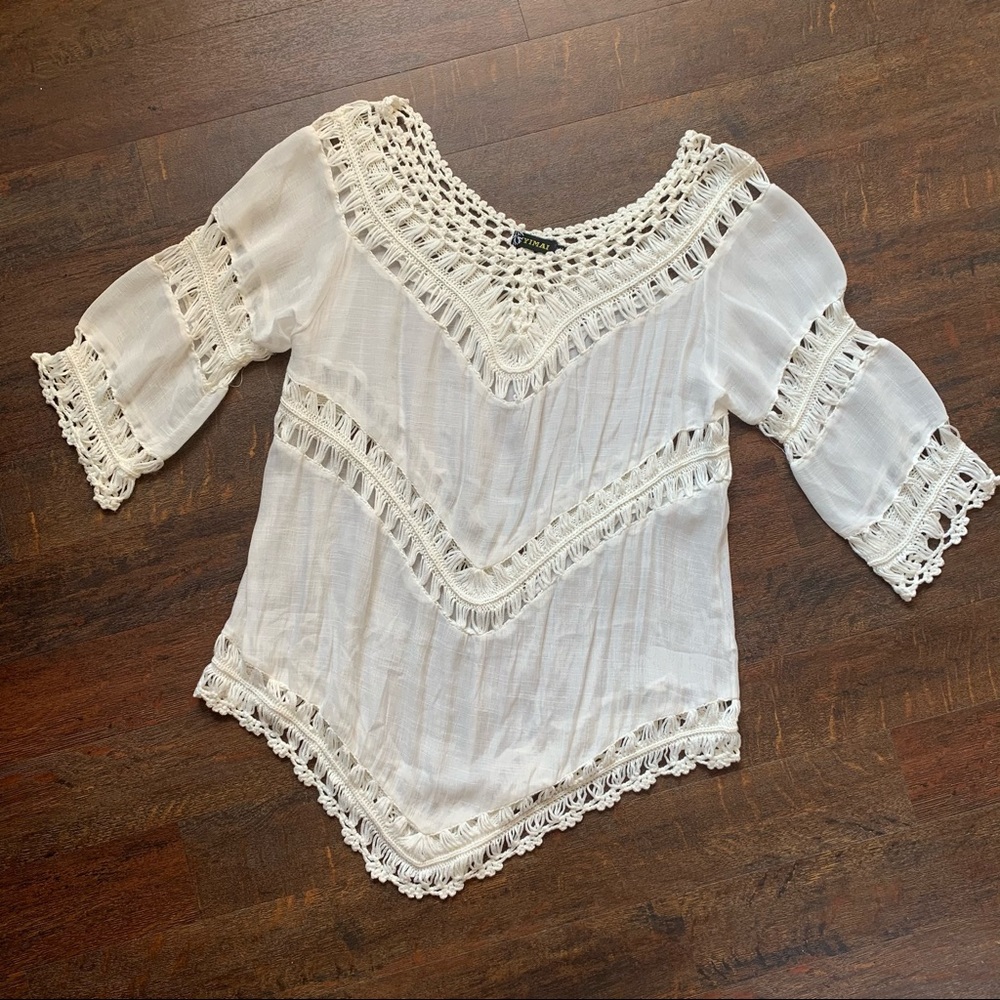 Yimai boho beach top